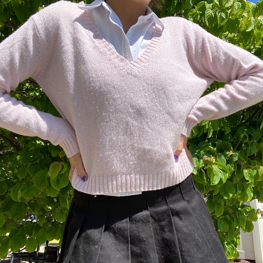 brandy melville pink leigh sweater